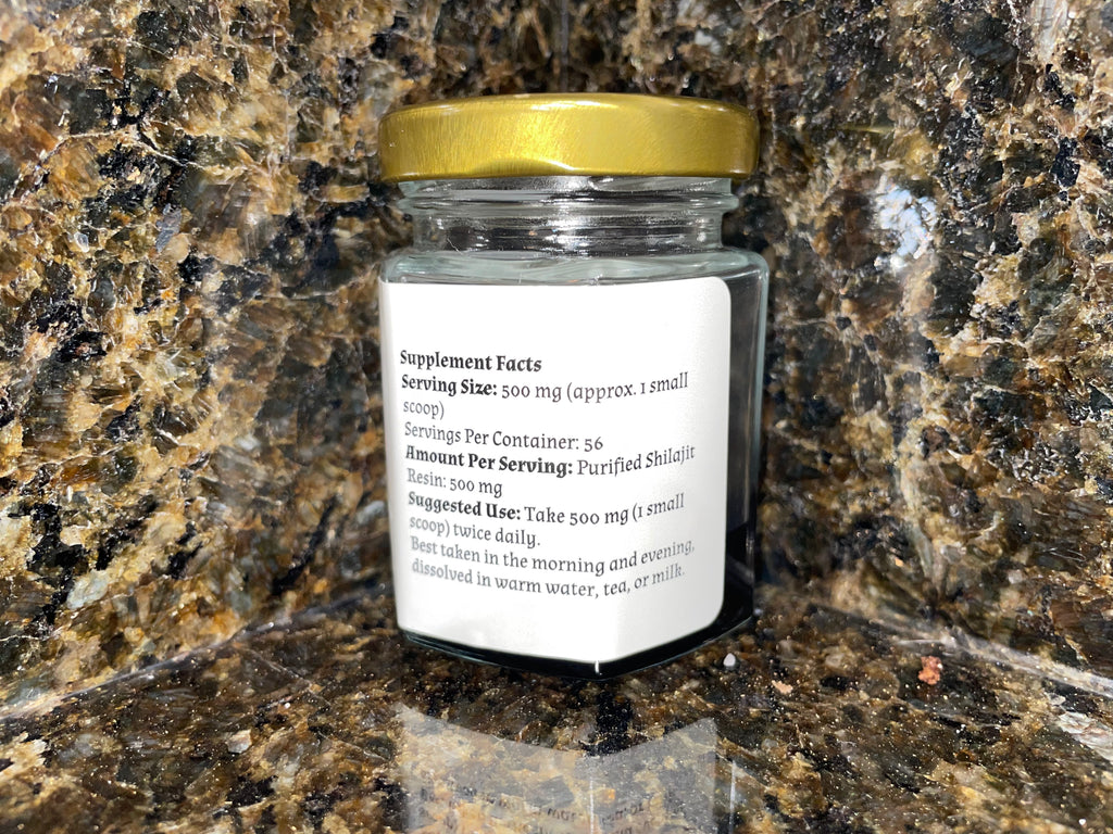 Pure Shilajit Resin 28g - Small Batch 78% Fulvic Acid