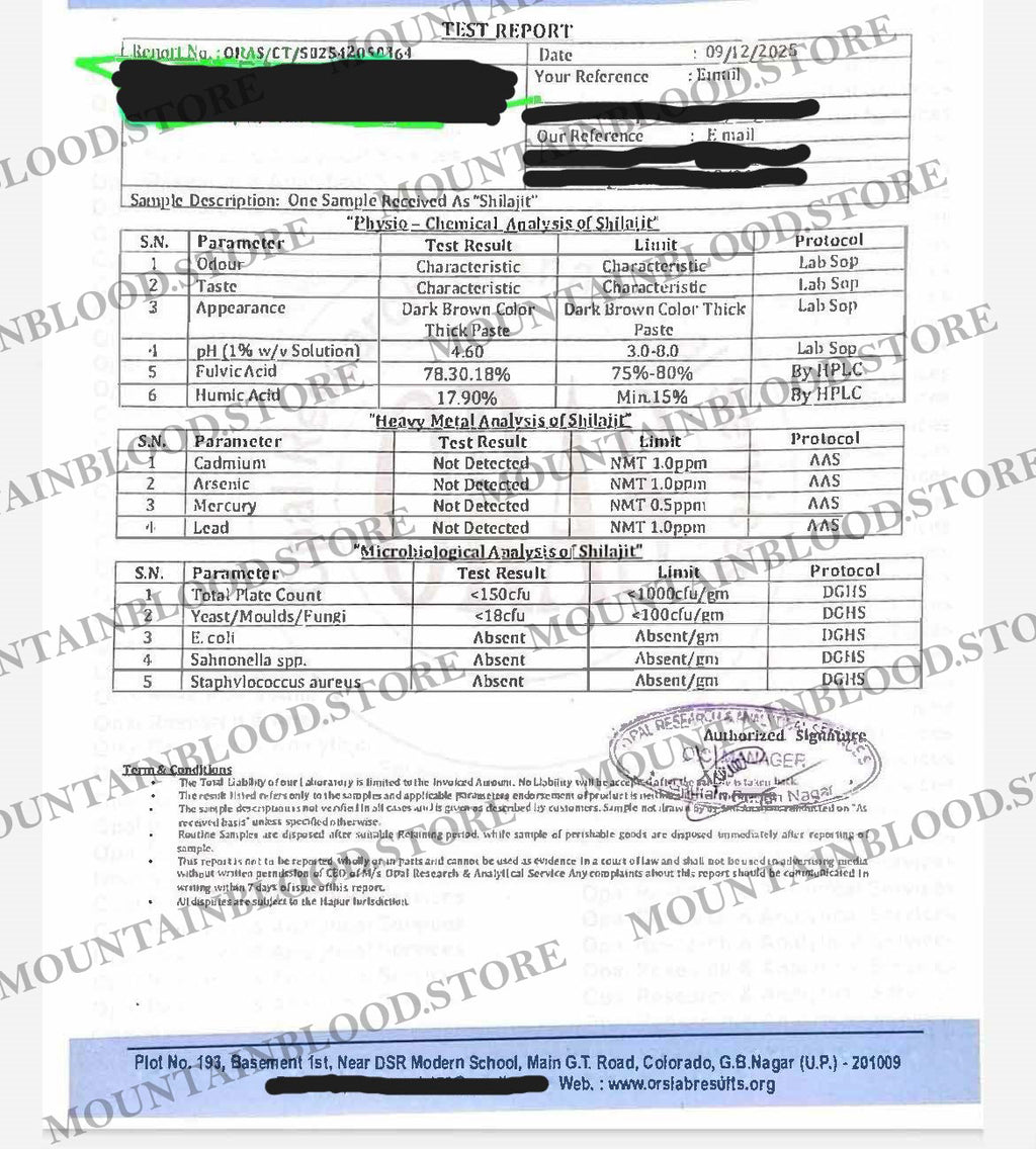 Pure Shilajit Resin 28g - Small Batch 78% Fulvic Acid